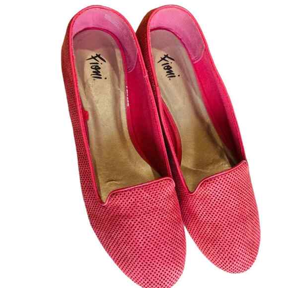 VGC Summer eyelet Fioni flat casual shoes Size 9 m mn - Picture 1 of 5